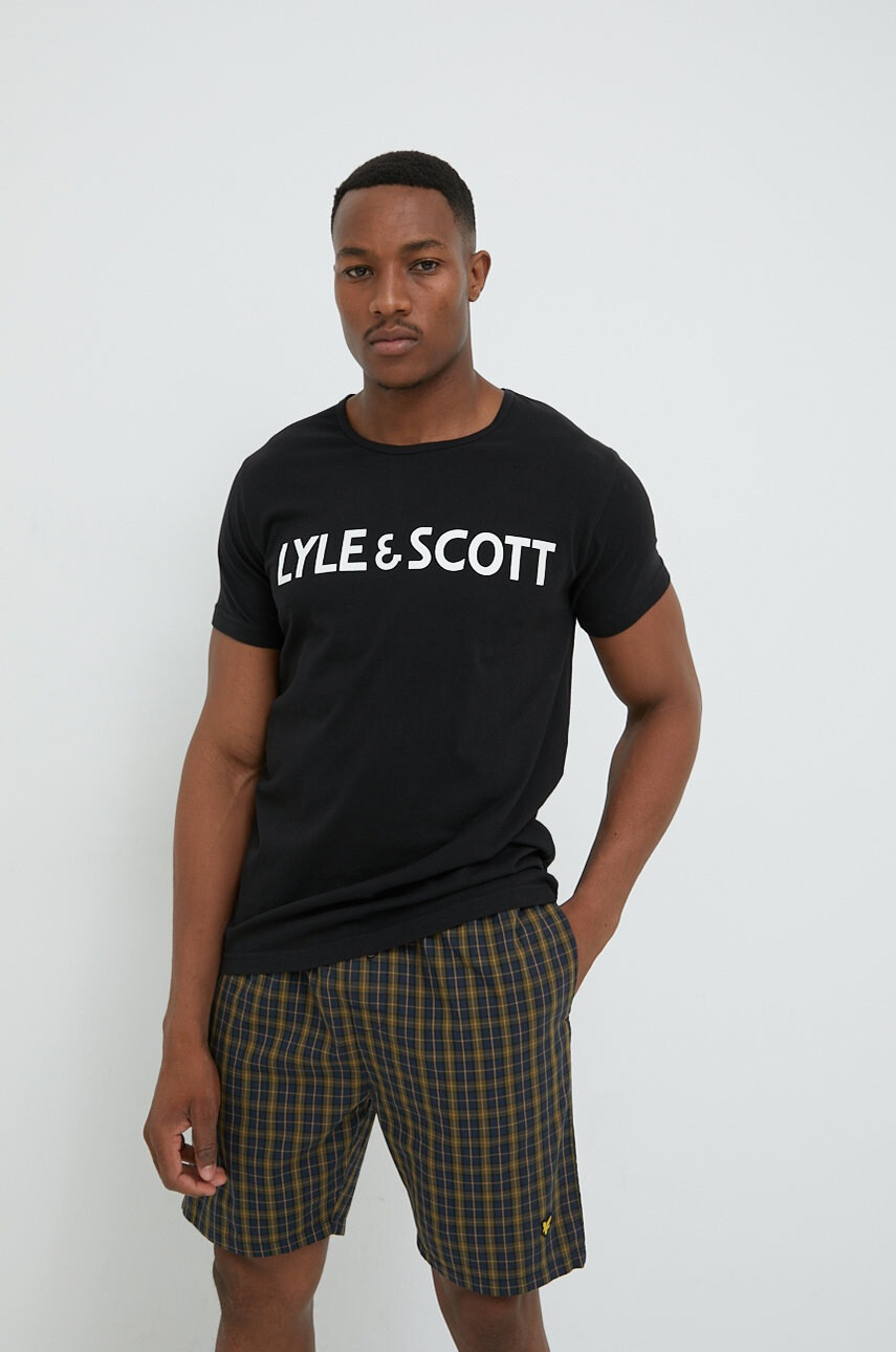 Lyle & Scott Памучна пижама - Pepit.bg