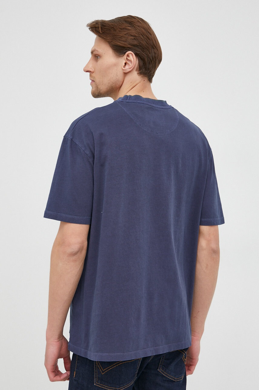 Lyle & Scott Памучна тениска в сиво - Pepit.bg