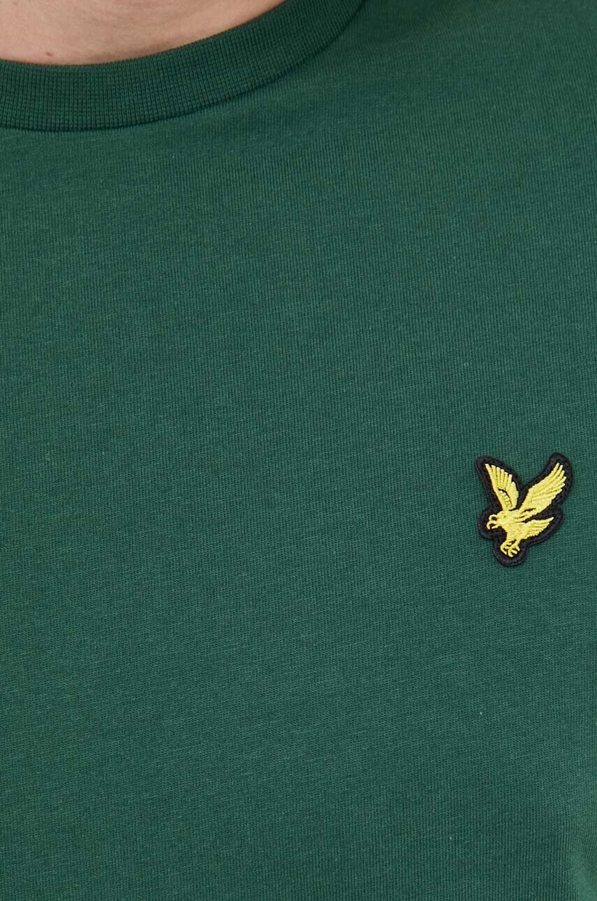 Lyle & Scott Памучна тениска в червено - Pepit.bg