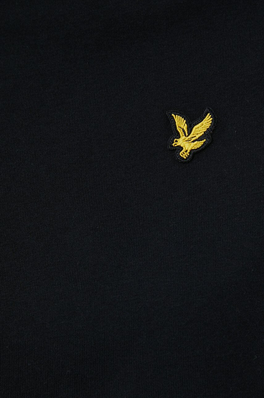 Lyle & Scott Памучна тениска в зелено с принт - Pepit.bg