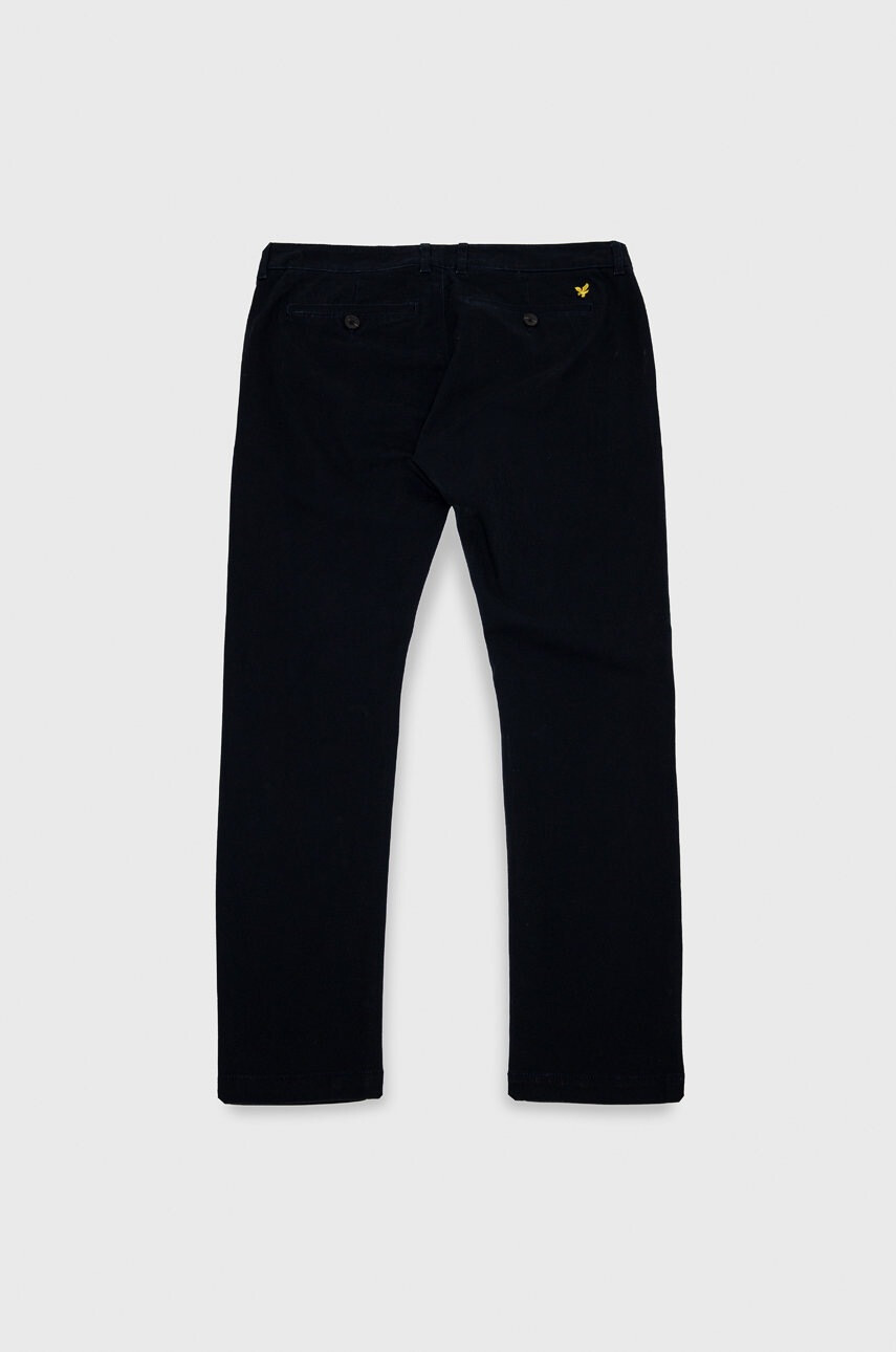Lyle & Scott Панталони в тъмносиньо с кройка тип чино - Pepit.bg