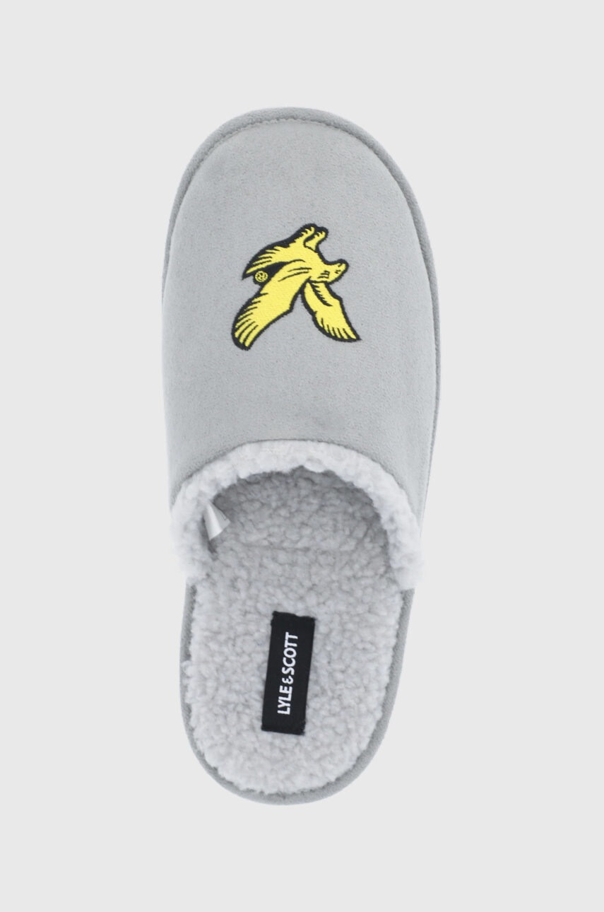 Lyle & Scott Пантофи в сиво - Pepit.bg