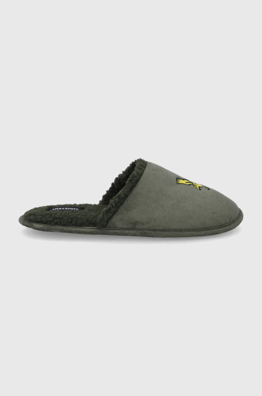 Lyle & Scott Пантофи в зелено - Pepit.bg
