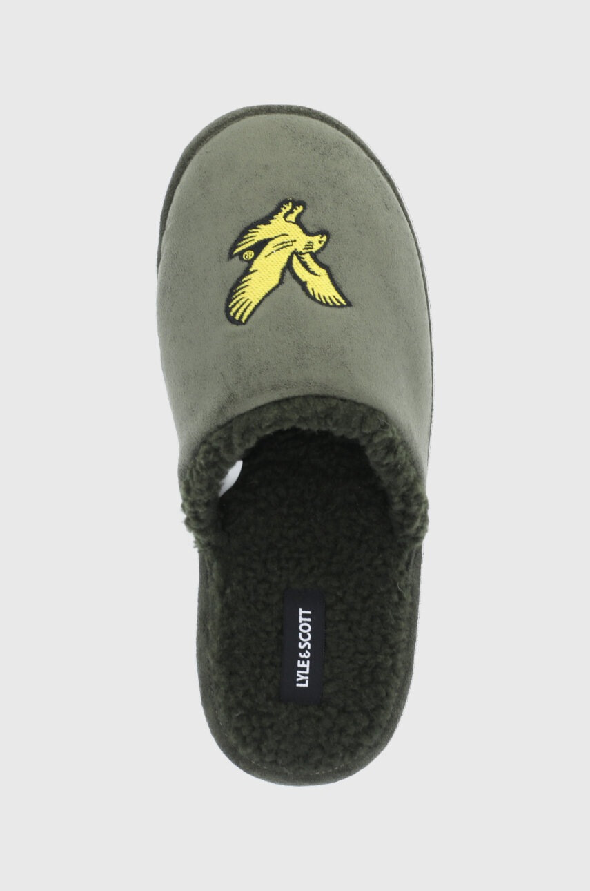 Lyle & Scott Пантофи в зелено - Pepit.bg