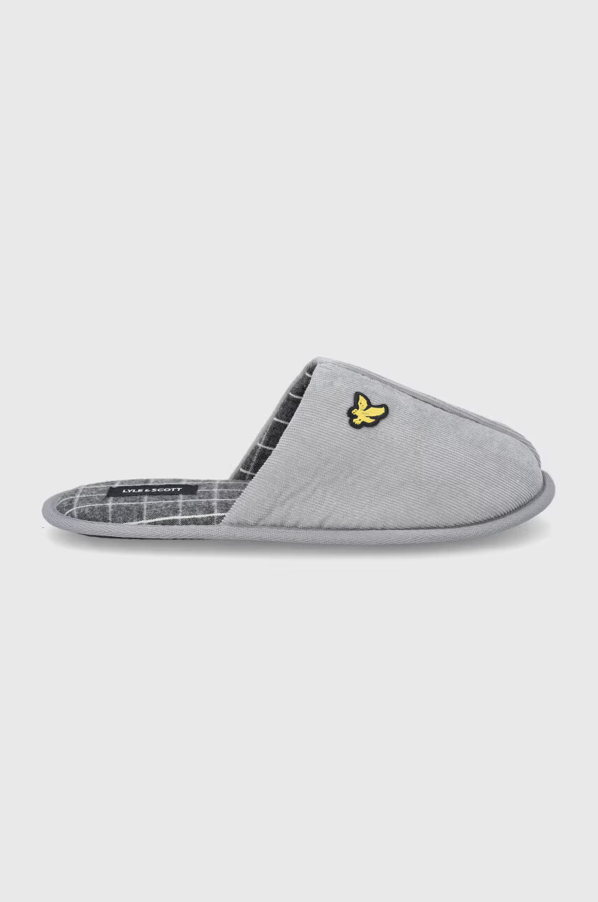 Lyle & Scott Пантофи в сиво - Pepit.bg