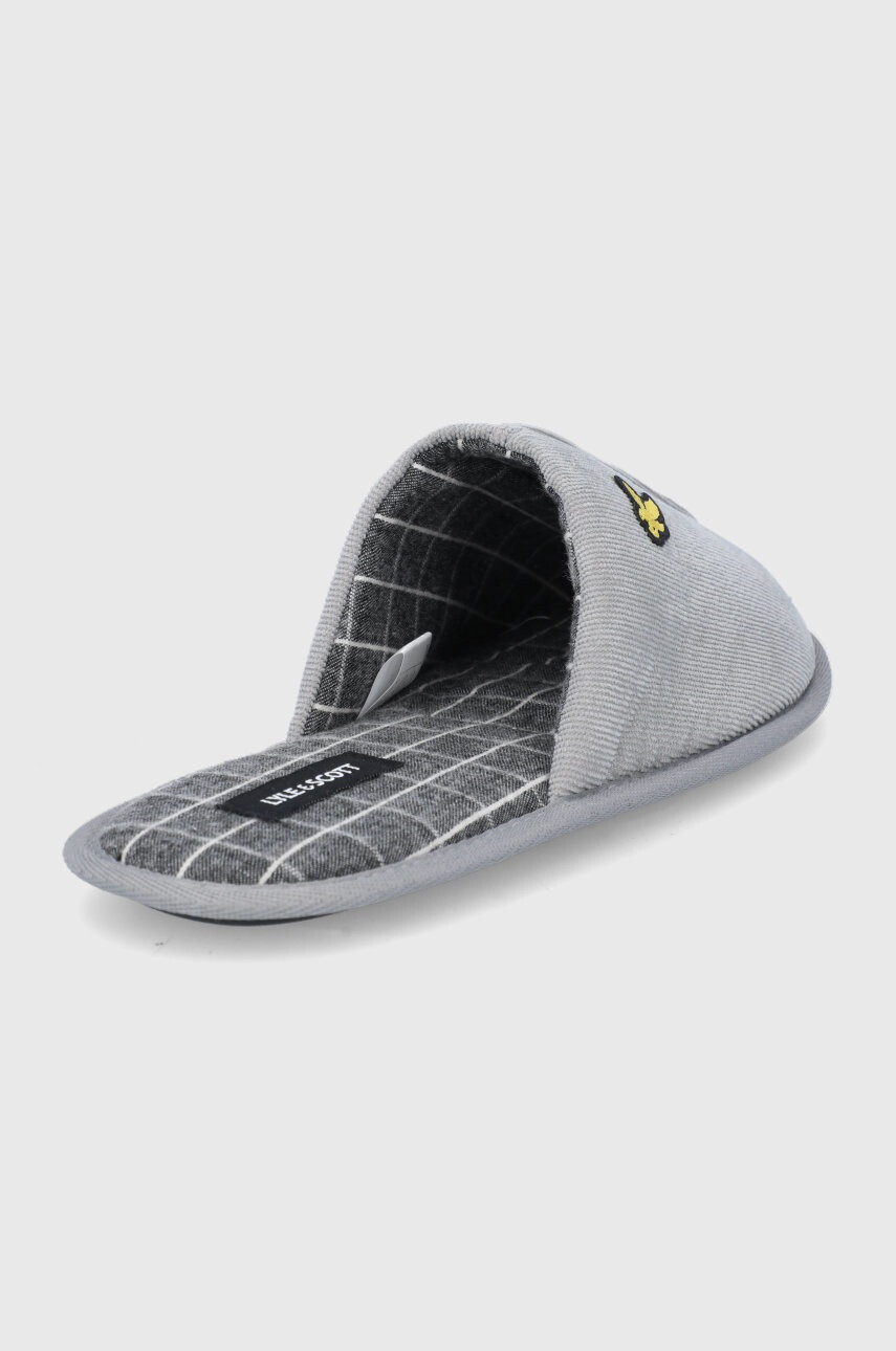 Lyle & Scott Пантофи в сиво - Pepit.bg