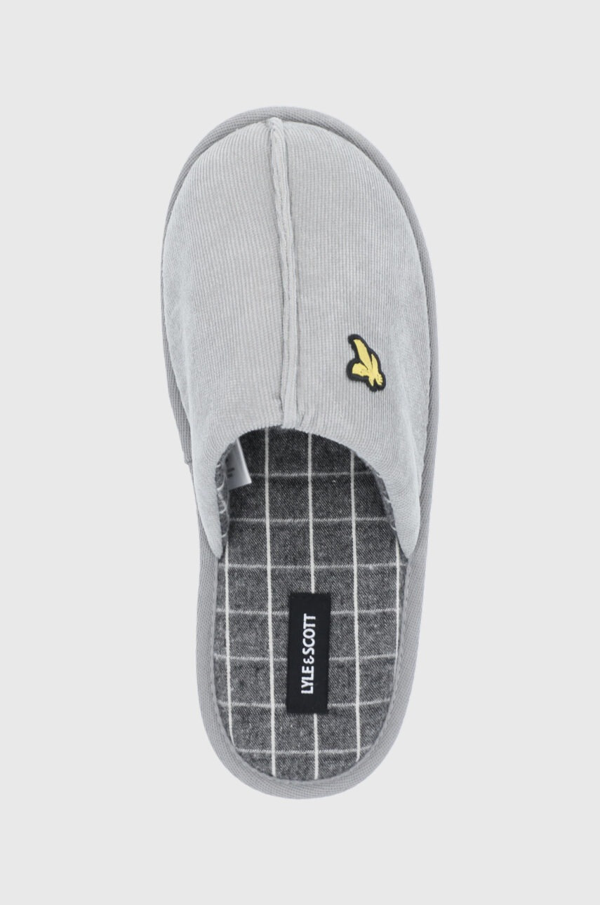 Lyle & Scott Пантофи в сиво - Pepit.bg