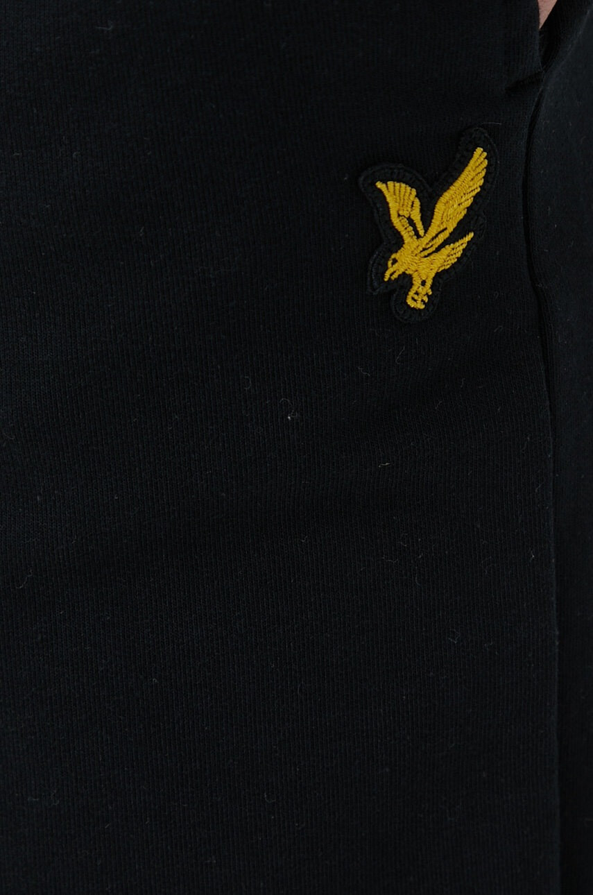 Lyle & Scott Спортен панталон дамско в черно с изчистен дизайн - Pepit.bg