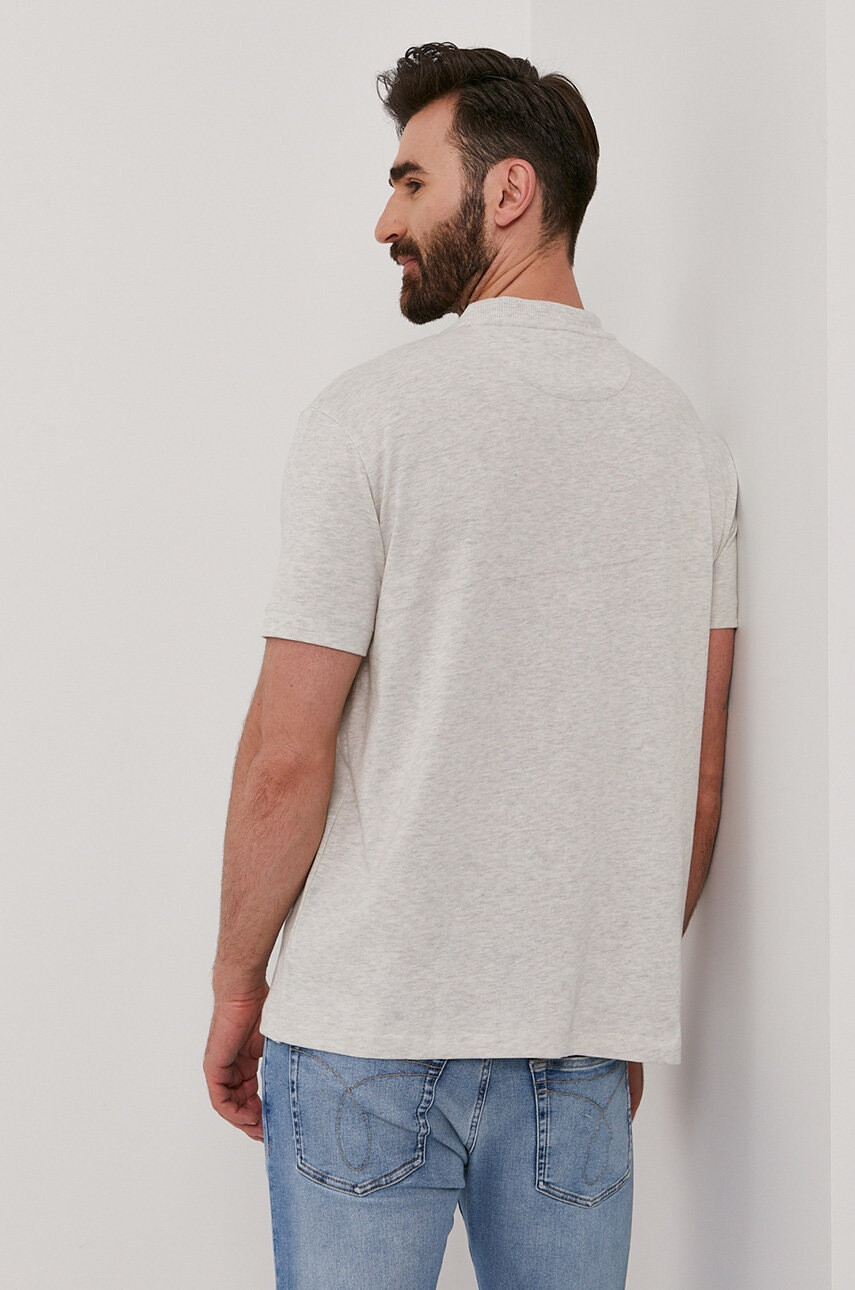 Lyle & Scott Тениска мъжка в сиво с апликация - Pepit.bg