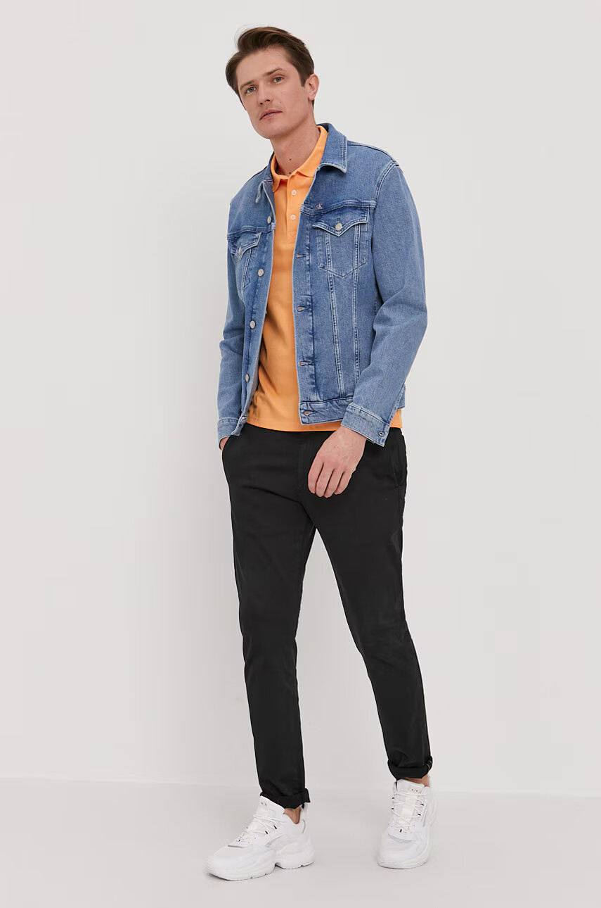 Lyle & Scott Тениска с яка - Pepit.bg