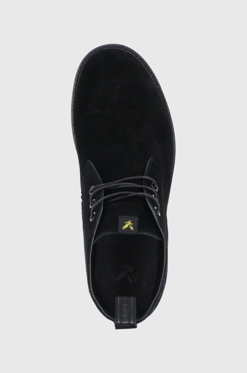 Lyle & Scott Високи обувки мъжки в черно - Pepit.bg