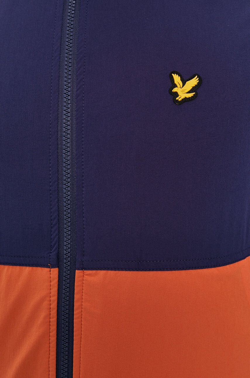 Lyle & Scott Яке мъжко в тъмносиньо с преходна изолация - Pepit.bg