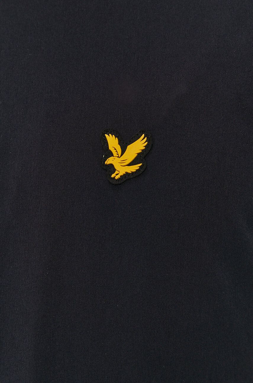 Lyle & Scott Яке мъжко в черно с преходна изолация - Pepit.bg