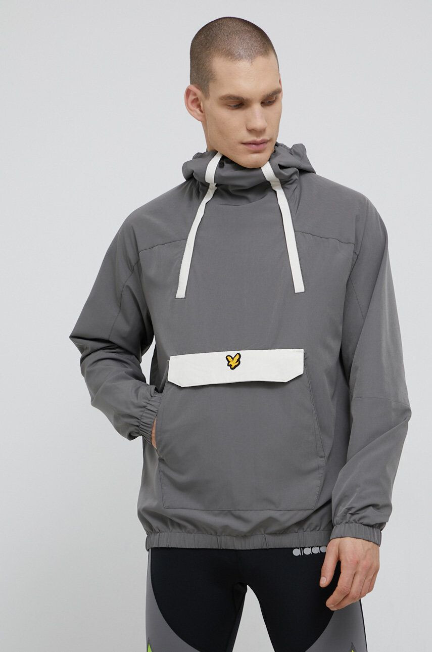 Lyle & Scott Яке в сиво с преходна изолация - Pepit.bg