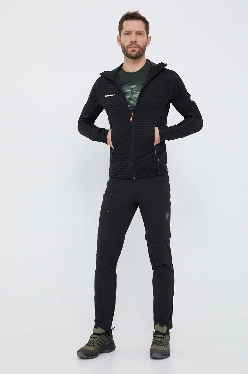 Mammut Спортен суичър Taiss Light ML в черно - Pepit.bg