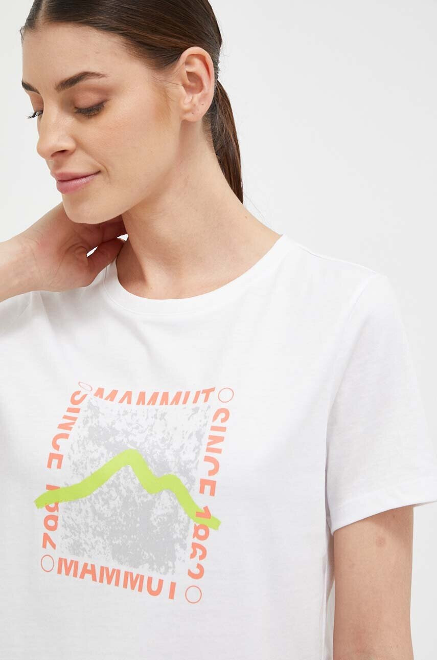 Mammut Спортна тениска Core в бяло - Pepit.bg