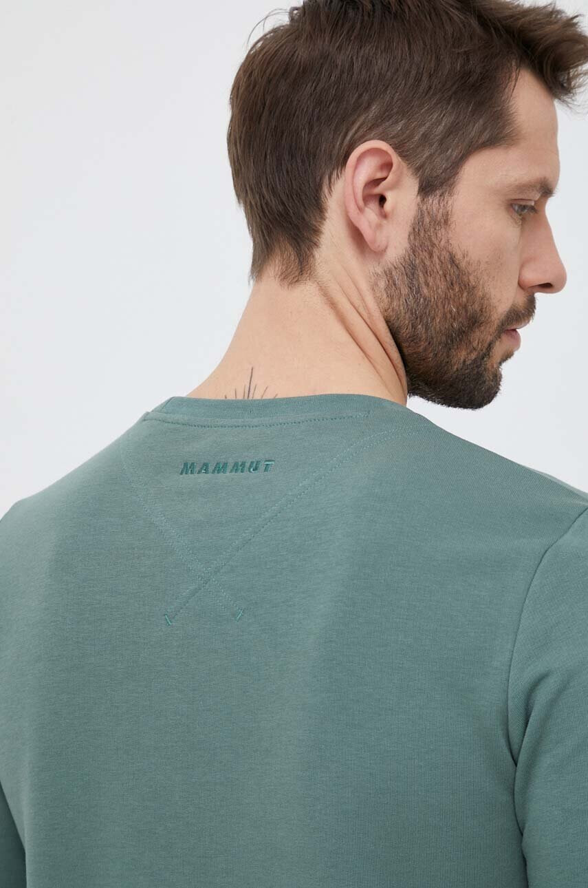 Mammut Суичър Core Logo в зелено с принт - Pepit.bg