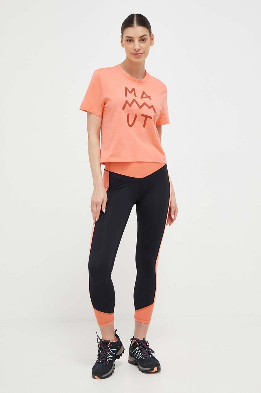 Mammut Тениска Massone Lettering в розово - Pepit.bg