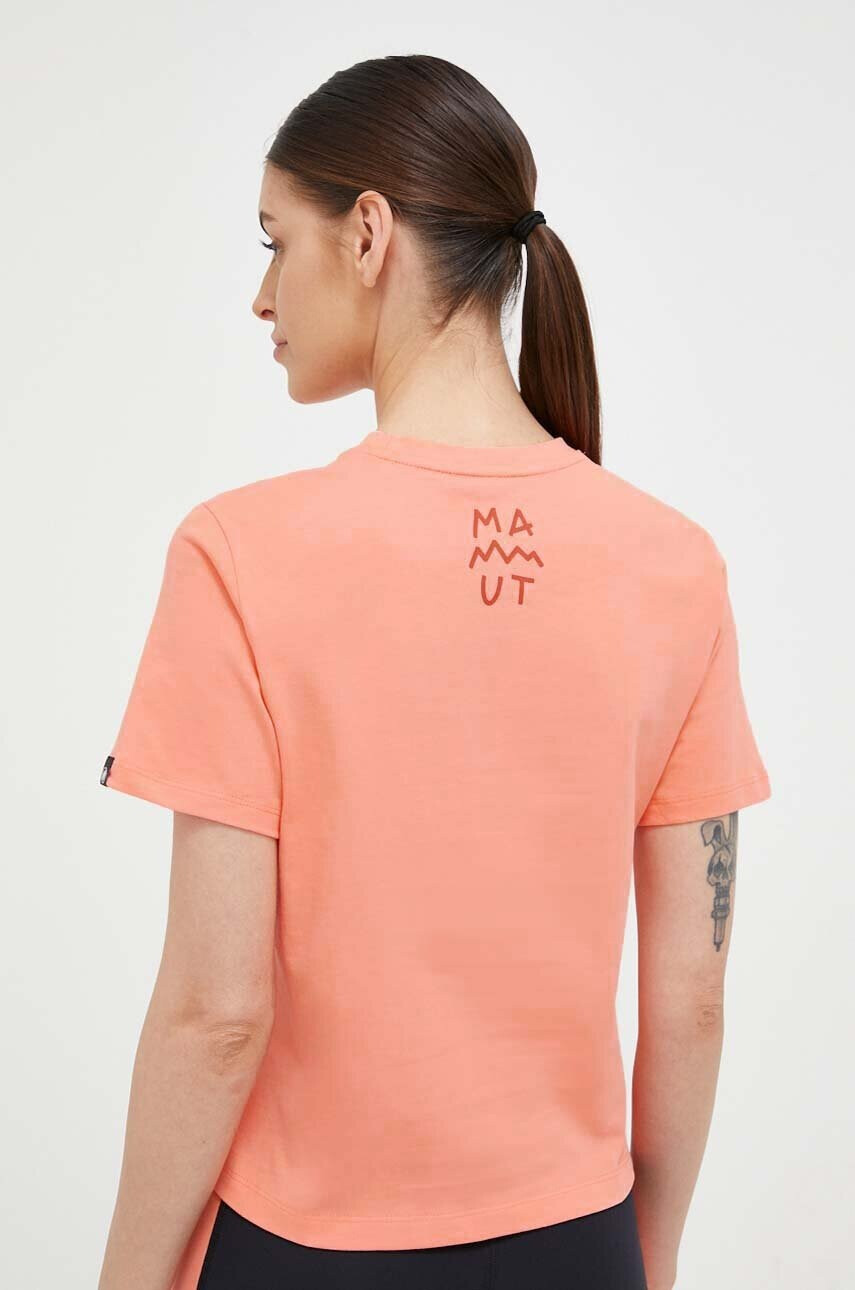 Mammut Тениска Massone Lettering в розово - Pepit.bg