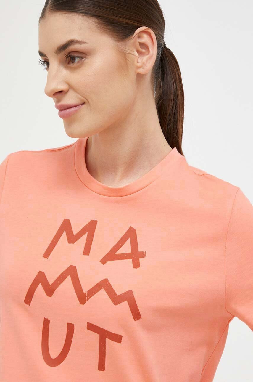Mammut Тениска Massone Lettering в розово - Pepit.bg
