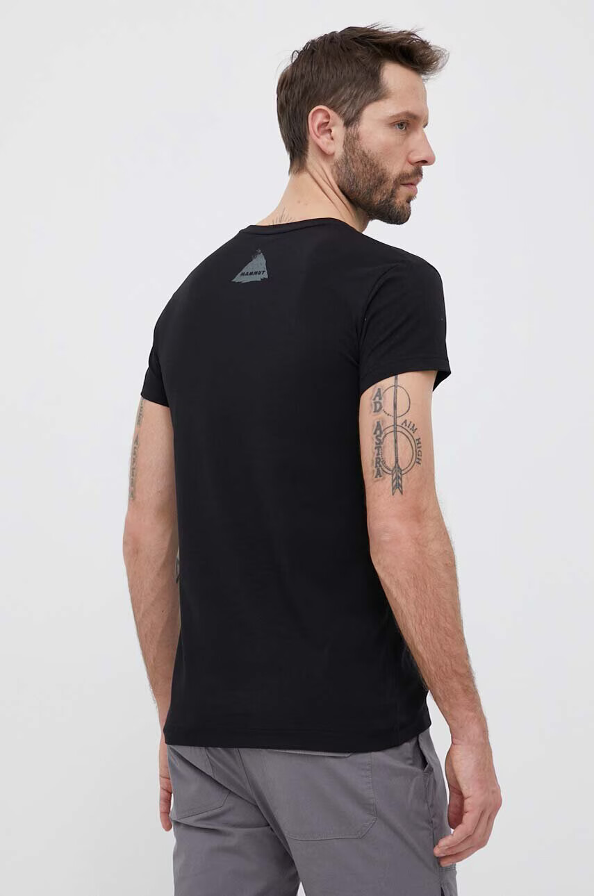 Mammut Тениска Massone Pocket в черно с принт - Pepit.bg