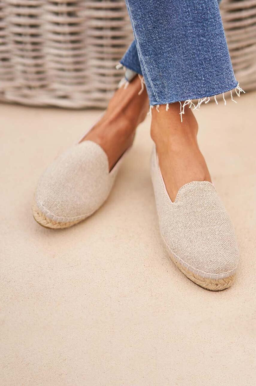 Manebi Еспадрили Flat Espadrilles в бежово O 7.1 N0 - Pepit.bg