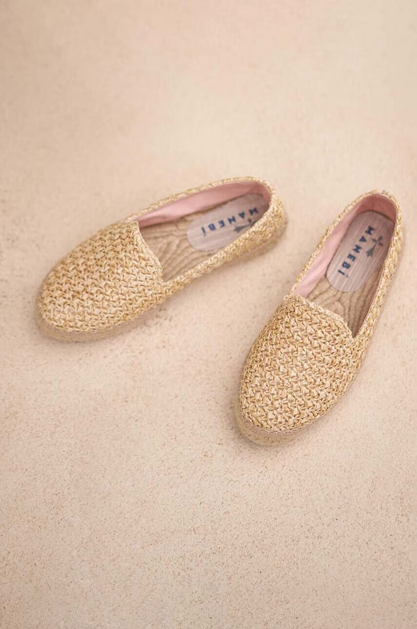 Manebi Еспадрили Flat Espadrilles в бежово V 2.7 N0 - Pepit.bg