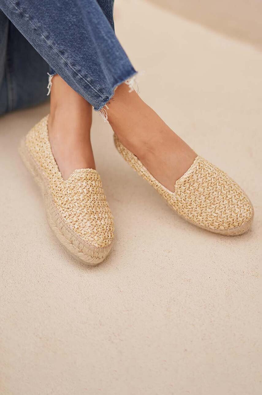Manebi Еспадрили Flat Espadrilles в бежово V 2.7 N0 - Pepit.bg
