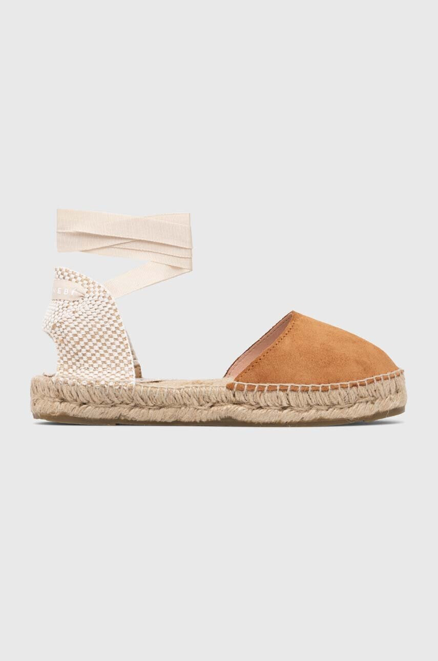 Manebi Еспадрили Flat Valenciana Espadrilles в кафяво R 3.9 P0 - Pepit.bg