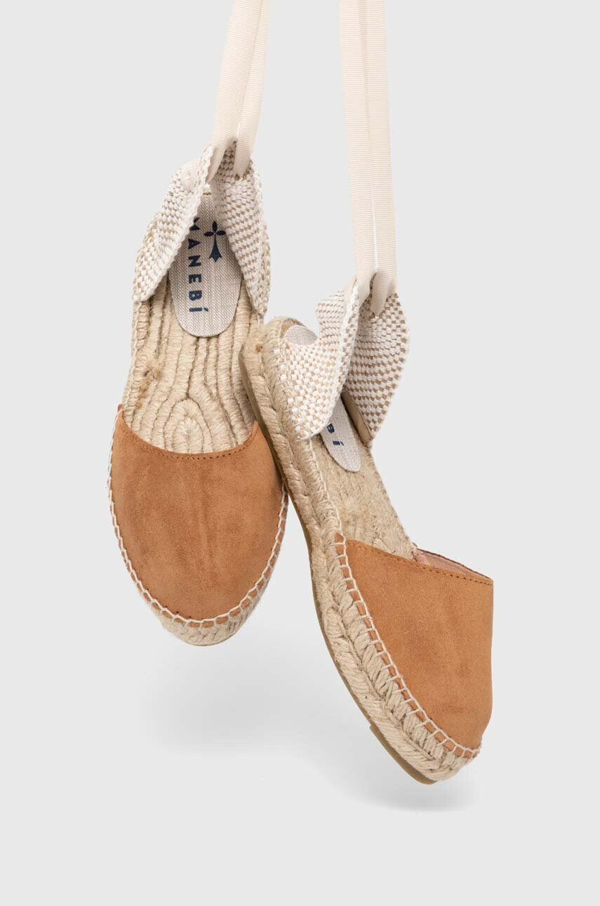 Manebi Еспадрили Flat Valenciana Espadrilles в кафяво R 3.9 P0 - Pepit.bg