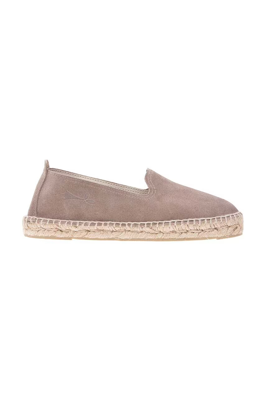 Manebi Велурени еспадрили Flat Espadrilles в кафяво W 1.9 N0 - Pepit.bg