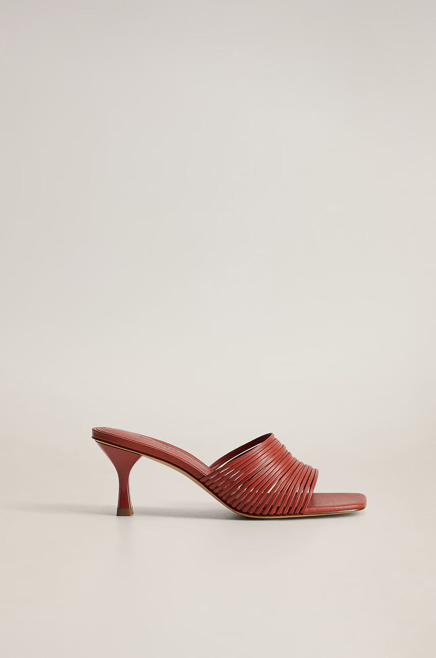 Mango Чехли Strappy - Pepit.bg
