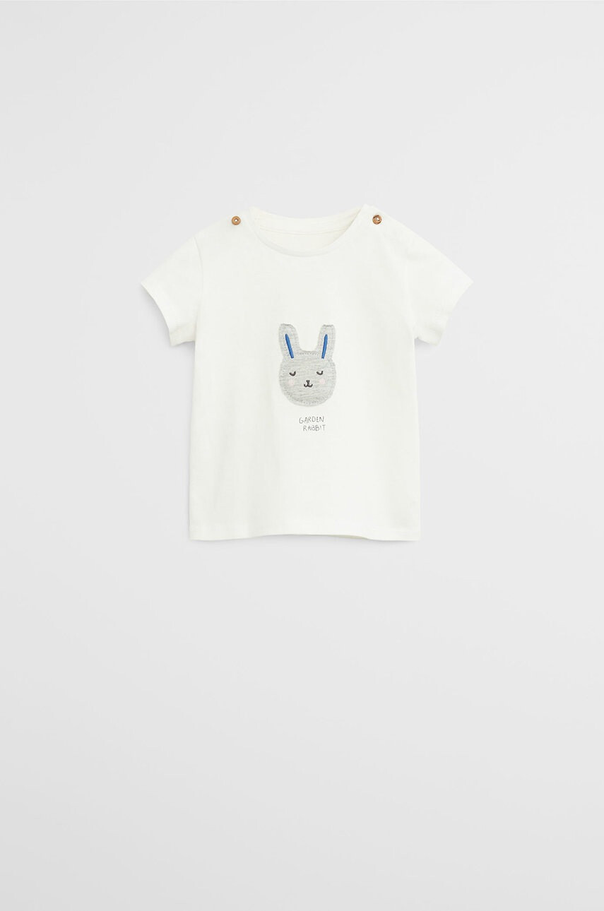 Mango Kids Бебешка тениска Carrot 62-80 cm - Pepit.bg