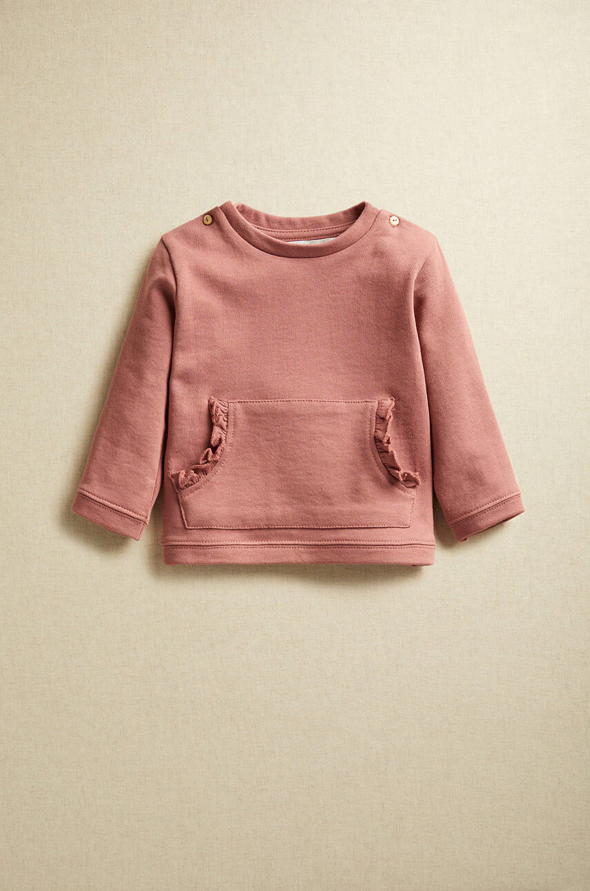 Mango Kids Бебешки суичър FATI - Pepit.bg