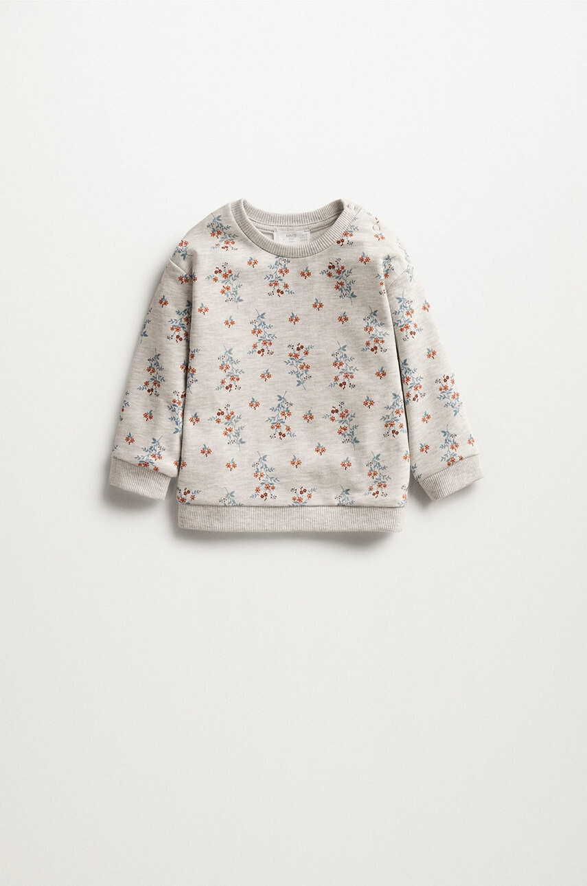 Mango Kids Бебешки суичър Flora - Pepit.bg