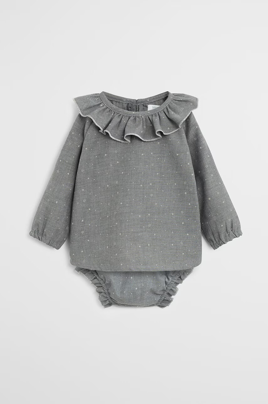 Mango Kids Бебешко боди Noche 62-80 cm - Pepit.bg