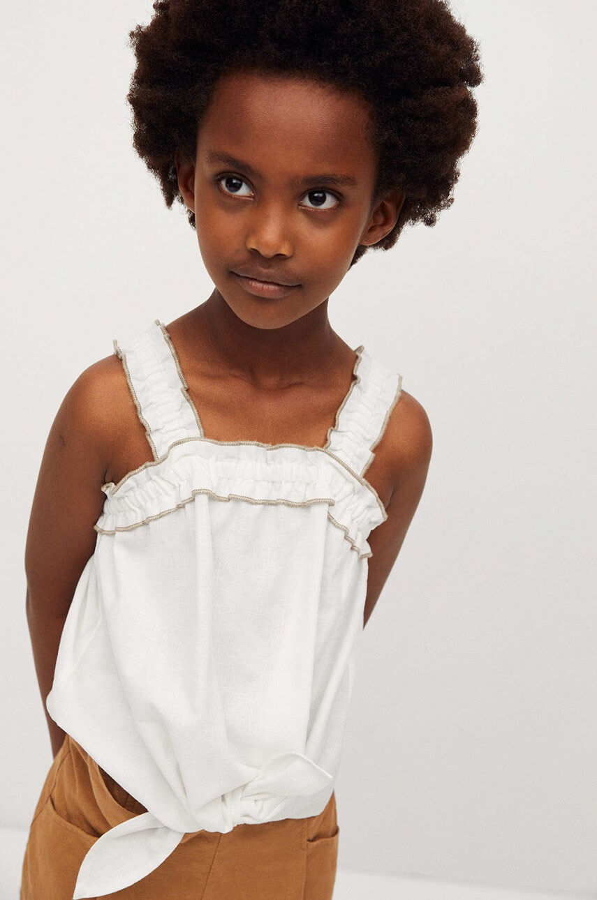 Mango Kids Детска блуза Laia 110-164 cm - Pepit.bg