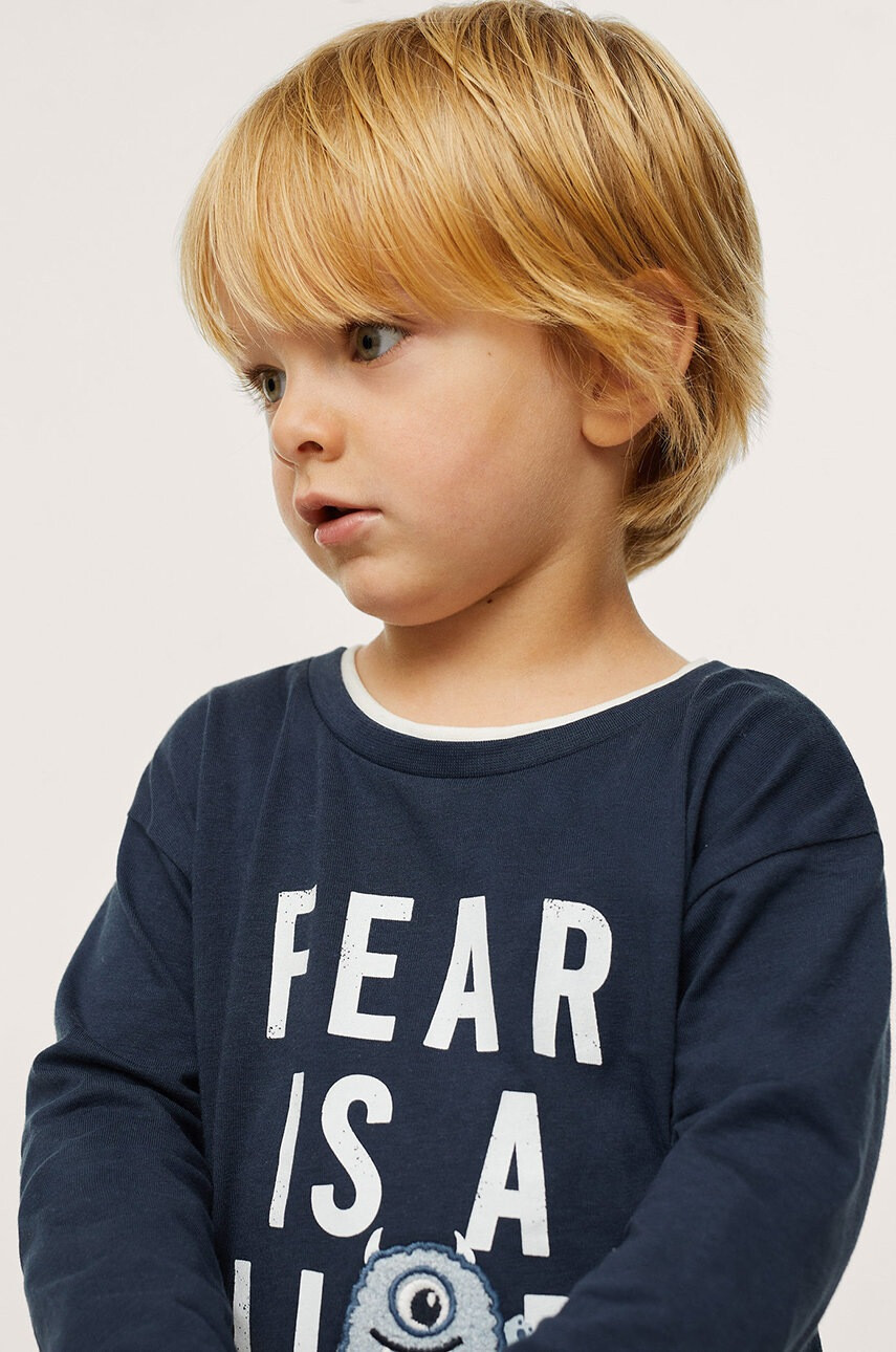 Mango Kids Детска блуза с дълги ръкави Fear - Pepit.bg