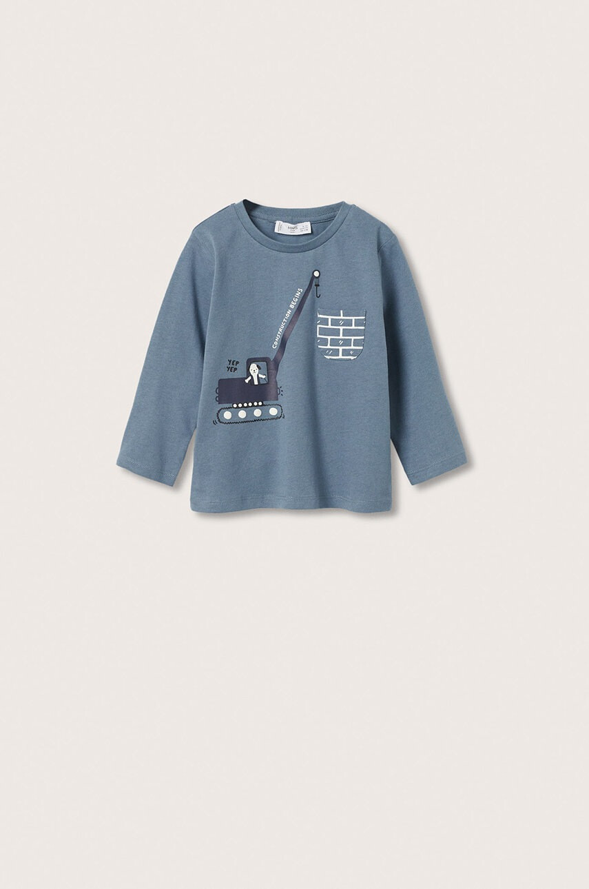 Mango Kids Детска блуза с дълги ръкави Grua - Pepit.bg