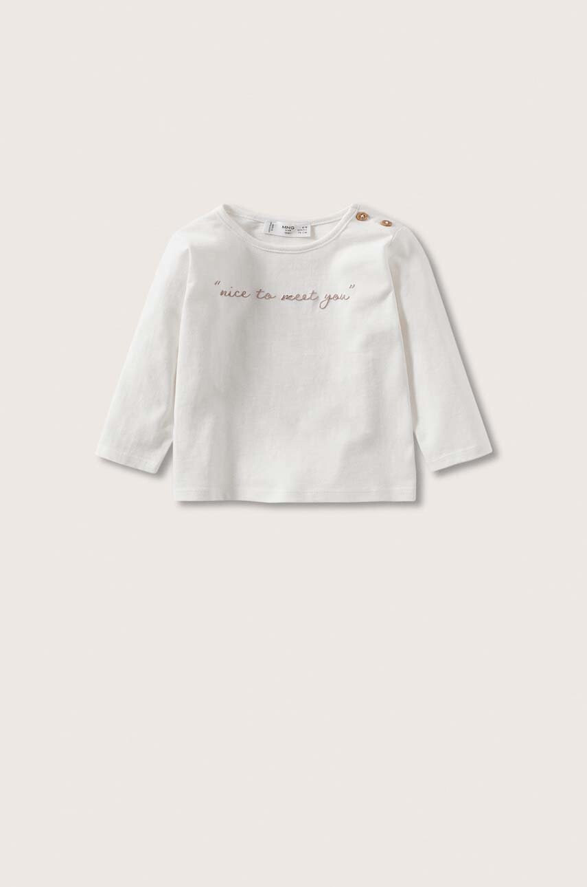 Mango Kids Детска блуза с дълги ръкави Nice - Pepit.bg