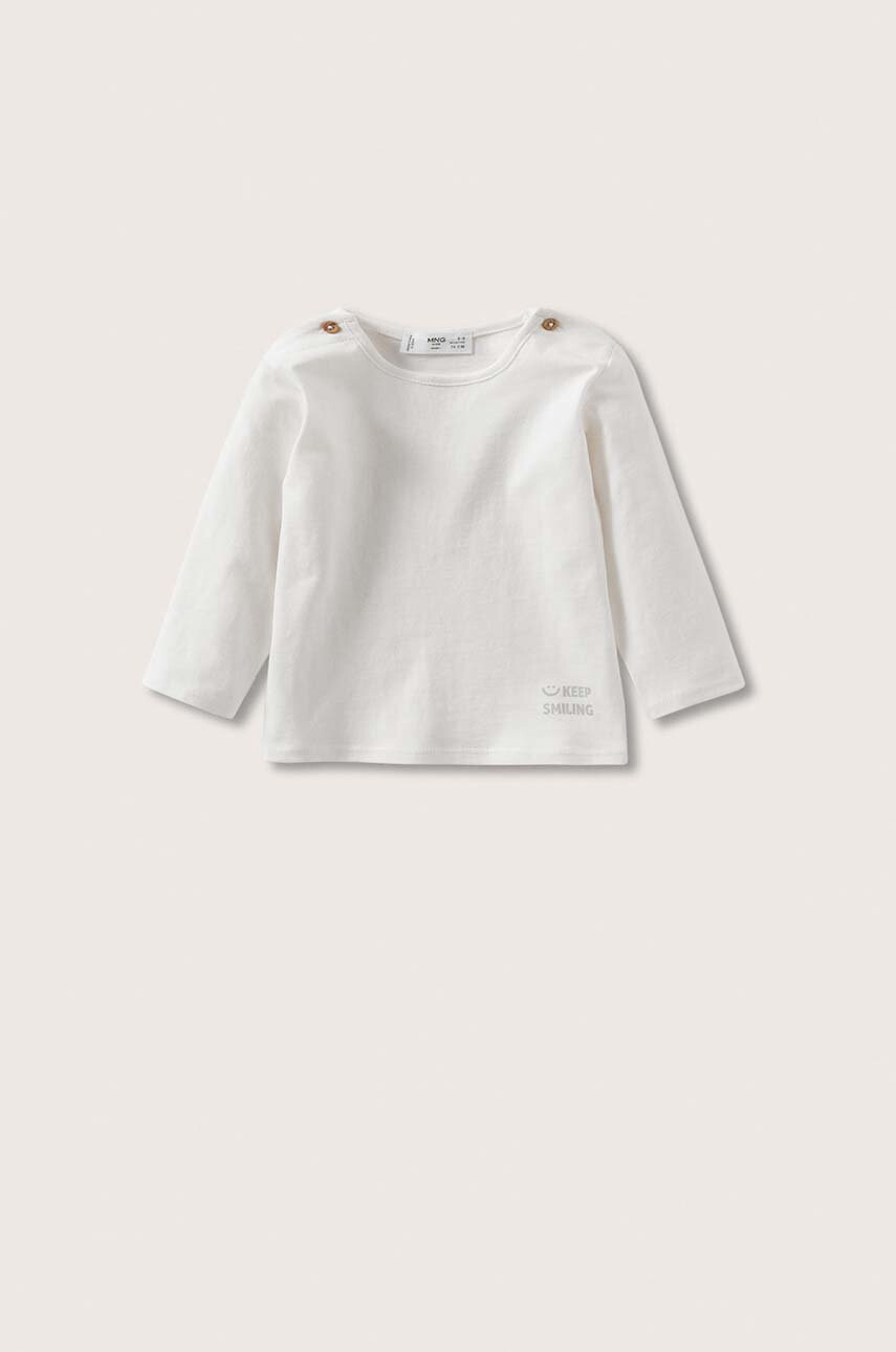 Mango Kids Детска блуза с дълги ръкави Smiling - Pepit.bg