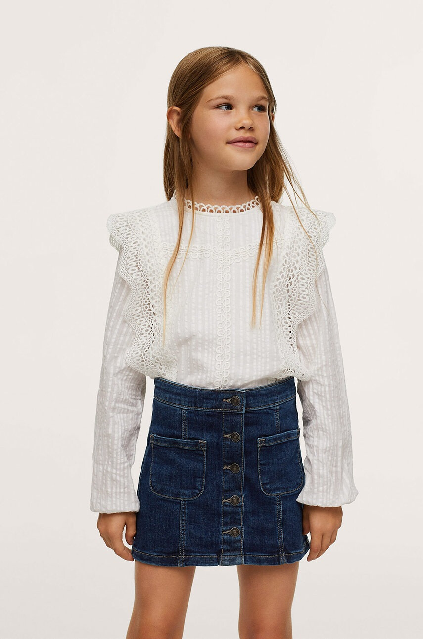 Mango Kids Детска дънкова пола Maya - Pepit.bg