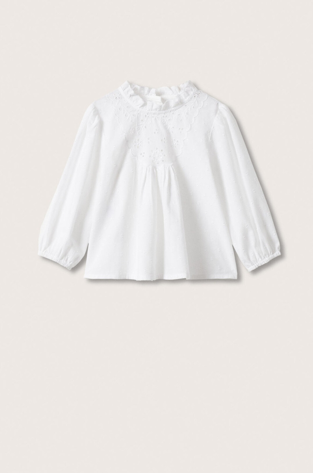 Mango Kids Детска памучна блуза Amelia - Pepit.bg