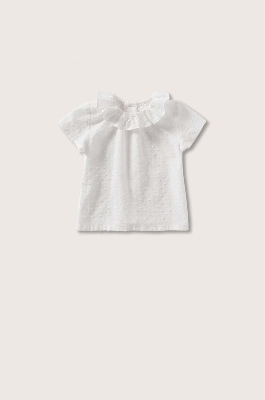 Mango Kids Детска памучна блуза Coria - Pepit.bg