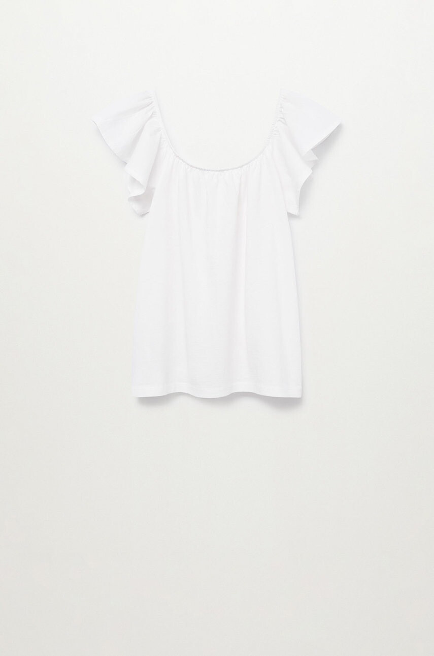 Mango Kids Детска памучна блуза Geminis 116-164 cm - Pepit.bg