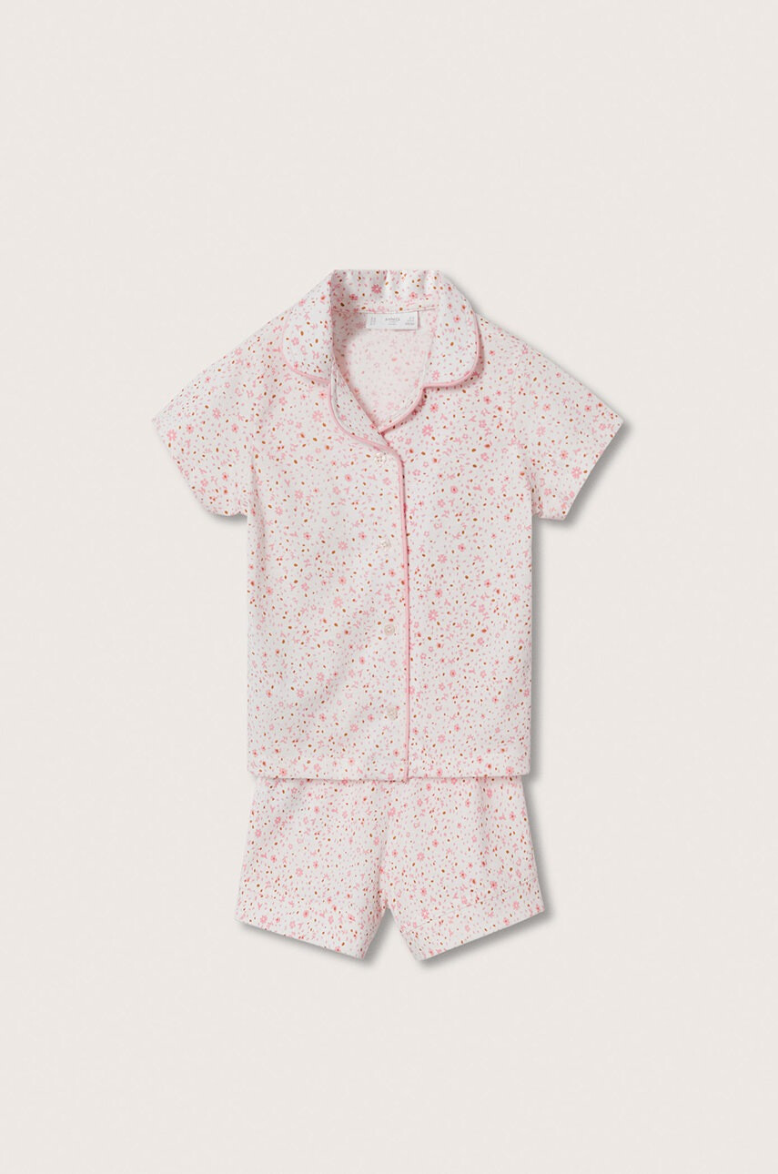 Mango Kids Детска памучна пижама Carlab - Pepit.bg