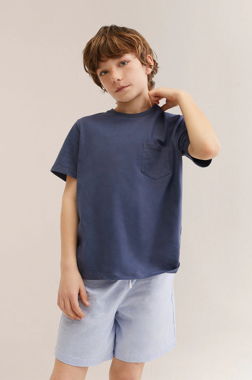 Mango Kids Детска памучна пижама Raul - Pepit.bg