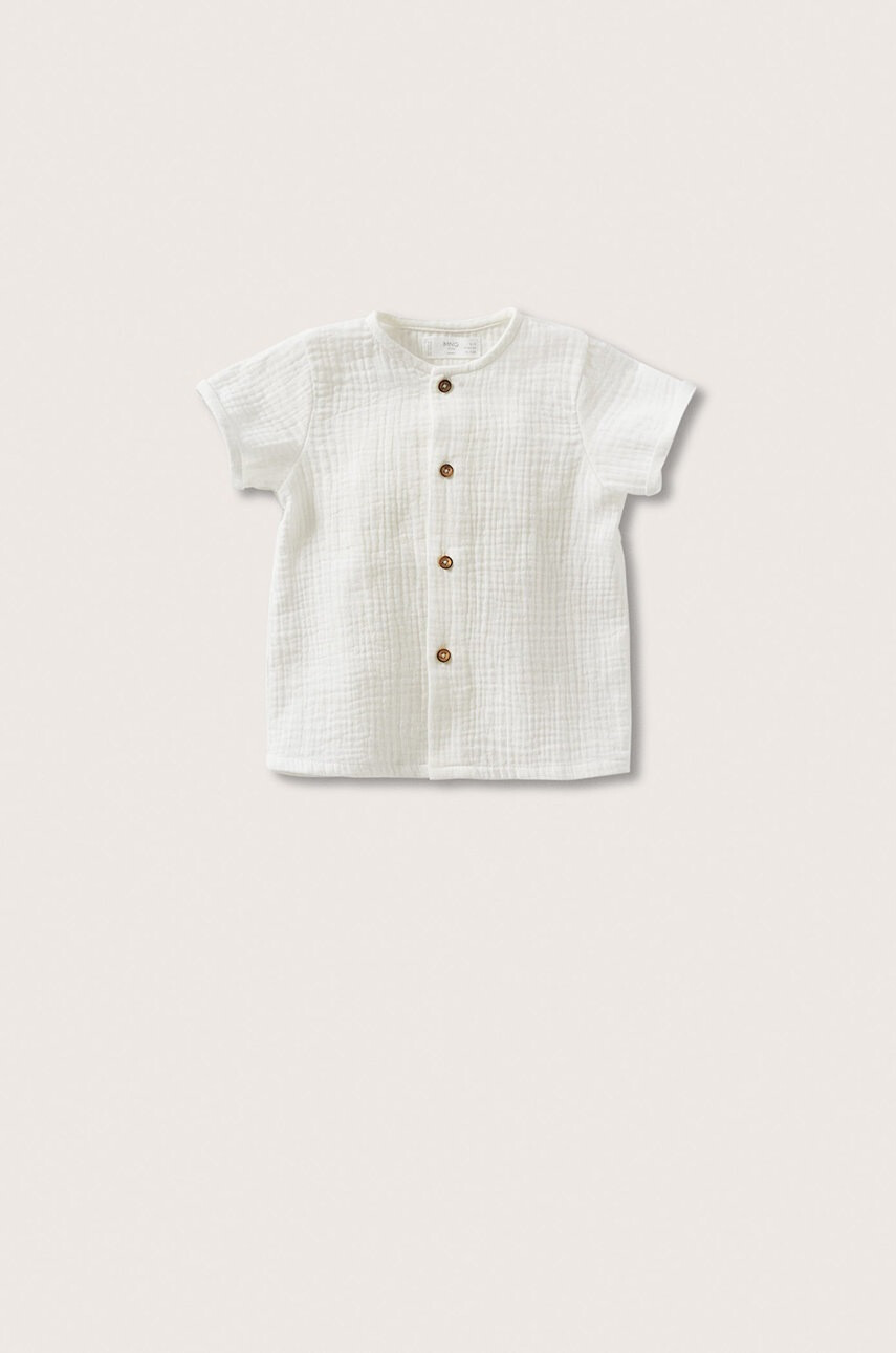 Mango Kids Детска памучна риза Simon - Pepit.bg
