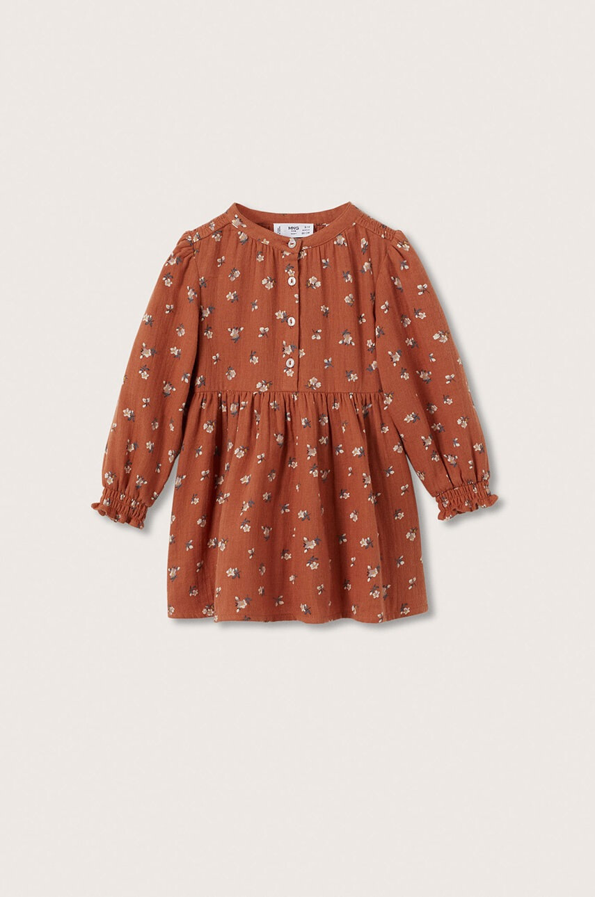 Mango Kids Детска памучна рокля - Pepit.bg