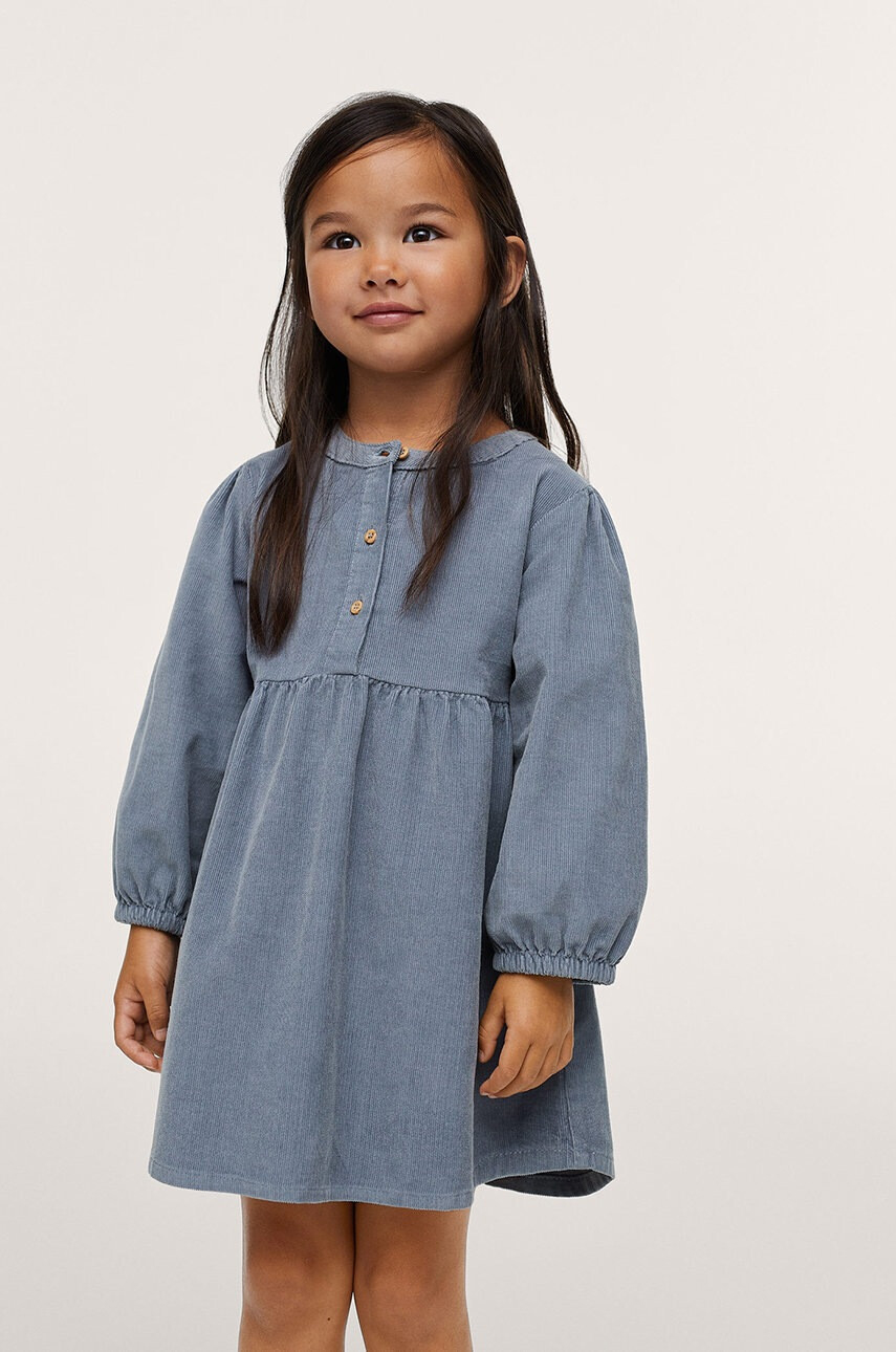 Mango Kids Детска памучна рокля - Pepit.bg